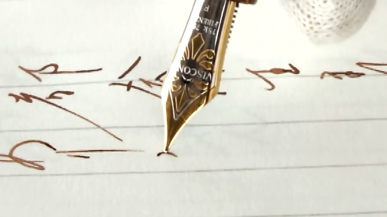 雨の日の万年筆