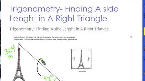 Applications of Right Triangle Trigonometry