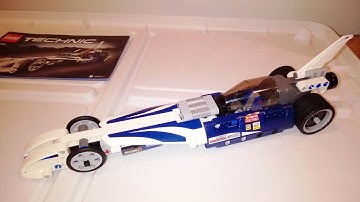 Cool Lego Technic 42033 Record Breaker 2015 Dragster Race Car Set Quick Look / Overview / Tour