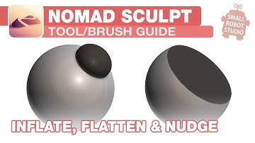 Nomad Sculpt: Inflate, Flatten & Nudge