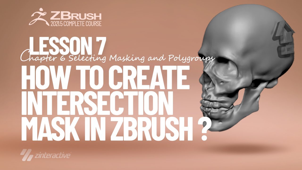 boolean intersection mask in zbrush