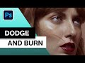 Learn how to retouch skin perfectly with dodge and burn in Photoshop