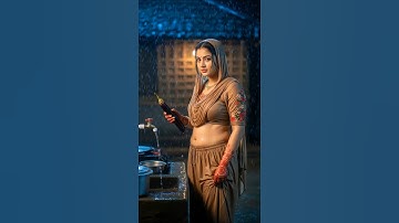 peaceful village sleep Rain and bird sounds, amazing rainy day