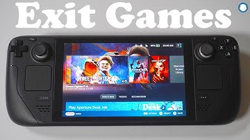 Steam Deck OLED - How To Exit / Force Quit Game