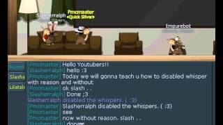 Transformice -  How To Disabled Whisper With Reason and Without