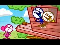 Mini Mate's NEW Treehouse! | Pencilmation for Kids Compilation | Animated Cartoons