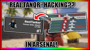 Definitely "Real Tanqr" Caught Hacking In Arsenal!! | Roblox Arsenal