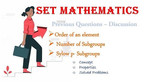 SET| PREVIOUS QUESTIONS| DISCUSSIONS| ORDER OF AN ELEMENT| SYLOW SUBGROUPS| NUMBER OF SUBGROUPS