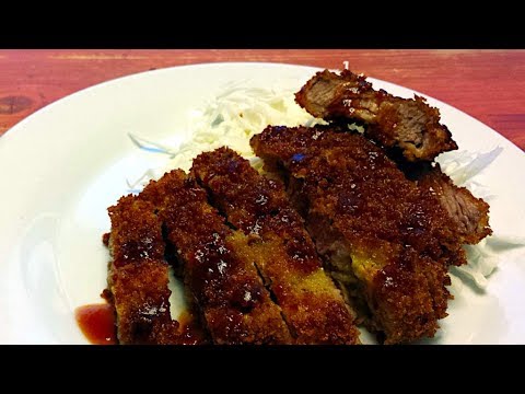 Japanese Fried Pork Cutlet - Tonkatsu Recipe