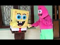 COSPLAY PATRICK START & SPONGEBOB SQUAREPANTS JOGET DJ SPONGEBOB & LILY ALAN WALKER, UNBOXING KOSTUM