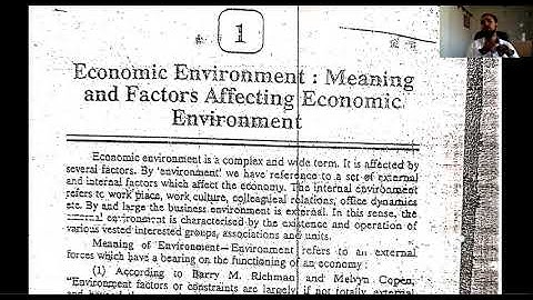 BCOM SEM 3 (Eng) ECONOMICS CHAPTER 1 (PART 1)