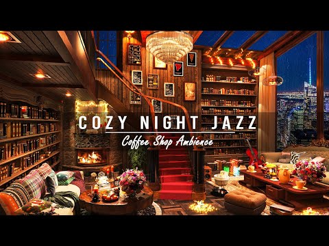 Rain Sounds and Soft Piano Jazz Music help Concentrate on Work with Cozy Coffee Shop Ambience