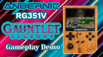 Gauntlet Legends Dreamcast Gameplay Demo Anbernic RG351V Handheld Video Game Console - RetroPie Guy