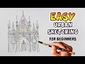 Easy urban sketching for beginners  full tutorial  sketchy brett