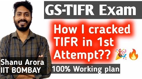 GS TIFR preparation Strategy | tifr physics preparation | tifr physics important topics