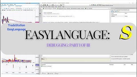 Debugtechnieken in EasyLanguage — Deel één