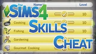 The Sims 4 Level Up Skills Cheat