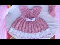 Beautiful crochet 🧶 baby dress ideas #crochet #craft #babydress #frocks