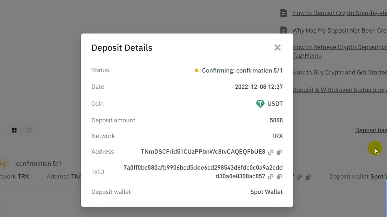 Send 5000 USDT to binance.com with the latest version of Crypto F  Transaction software - YouTube