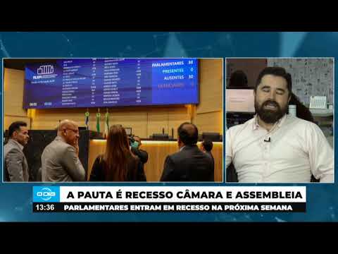 Câmara e Assembleia devem entrar de Recesso este mês 01 07 2024