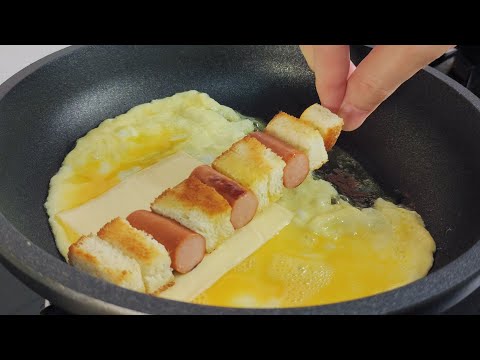 Приготовьте этот рецепт, и вы будете поражены результатом ❗ Вкусный быстрый рецепт завтрака!