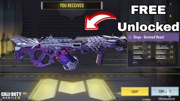 Unlocking Dingo - Gemmed Beast | How to CLAIM | How to Equip Cod Mobile 2023