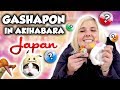 Gashapon capsule toy hunting in Akihabara Japan!