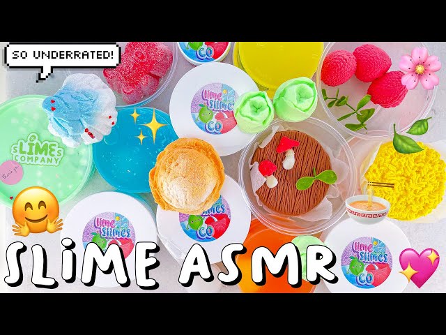 DIY Clay Slime ASMR! Showcase of OKFUNSLIME in Super Satisfying ASMR! 