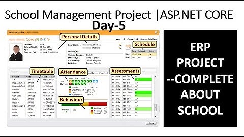 ASP.NET CORE 6.0 School Management Project | ERP Project | Day-5