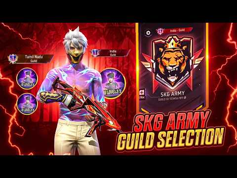 ⚔️ CUSTOM ROOMS OPEN! FREE FIRE GUILD TRIALS - COME PROVE YOUR SKILL!🫨#freefire #skg