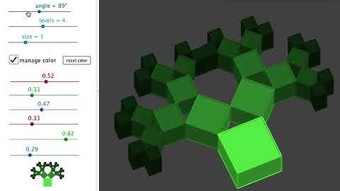 Pythagoras Tree 3D (Fractal)