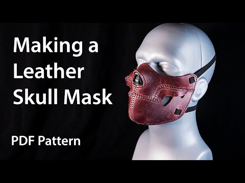 Making a Leather Skull Mask