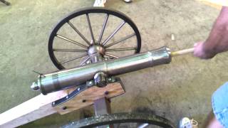 13/4' cannon blank test fire