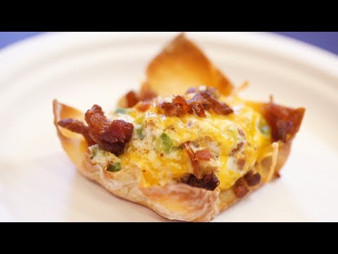 How to Make Jalapeño Popper Wonton Cups