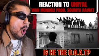 UNIYAL - Wan Mundoli Prod. Soumya Rawat (Official Music Video) REACTION VIDEO