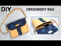 DIY STRAP CROSSBODY BAG/ Handmade bag/  sewing tutorial [Tendersmile Handmade]