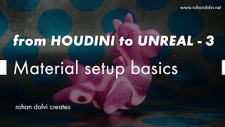 From Houdini to Unreal - Lesson 3 - Material setup basics