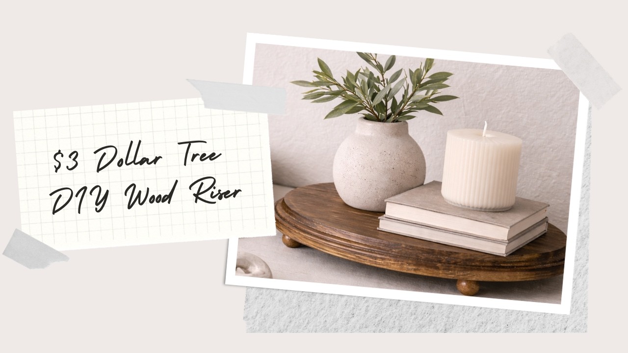 Diy Tree Riser Candy $3 Dollar Tree DIY Wood Riser - YouTube
