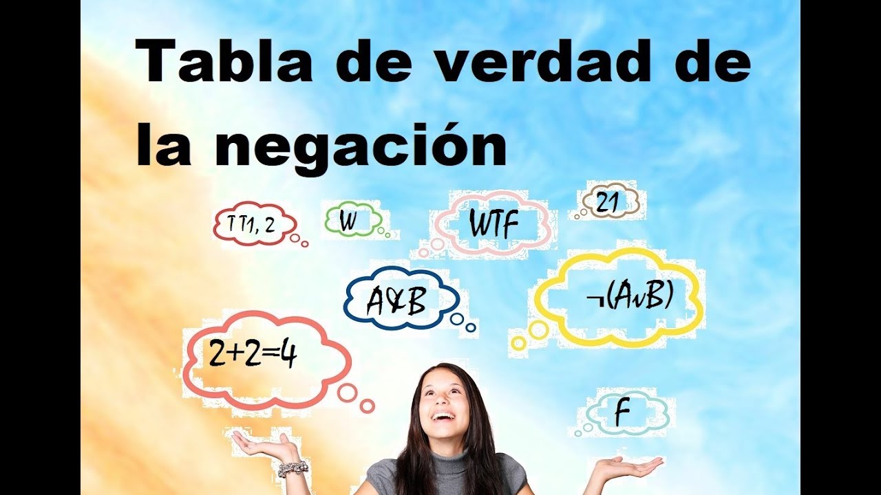 Tabla de verdad de la negación YouTube