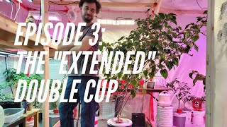 Indoor Pepper Growing Ep. 3: The "Extended" Double Cup