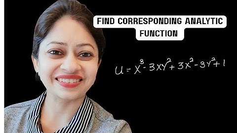 Example of Milne Thomson method|| Analytic function|| Harmonic function