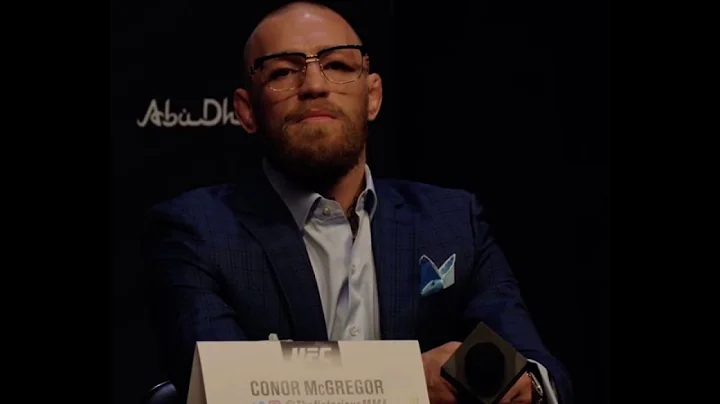 A reporter asks Conor McGregor to reflect on a quote he said back in 2013 at the UFC 257 presser.
