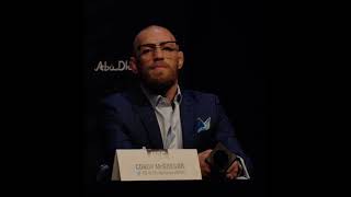 A reporter asks Conor McGregor to reflect on a quote he said back in 2013 at the UFC 257 presser.
