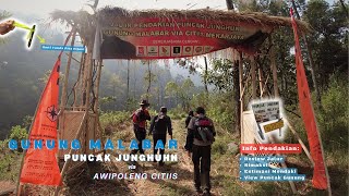 Gunung Malabar Puncak Junghuhn Via Citiis Awipoleng | Update Info Jalur Pendakian. (Free GPX Track)