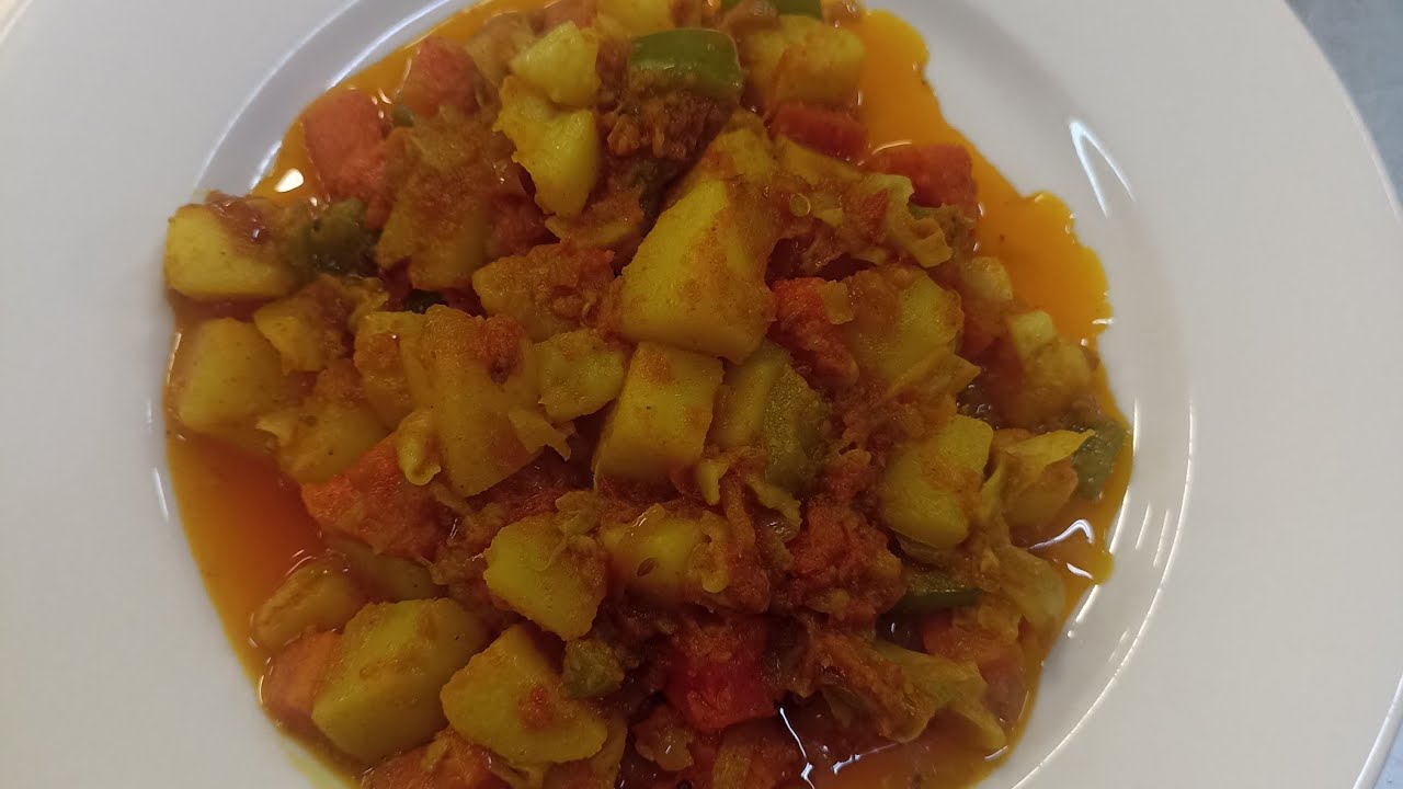 mix sabji vegetable recipe - YouTube