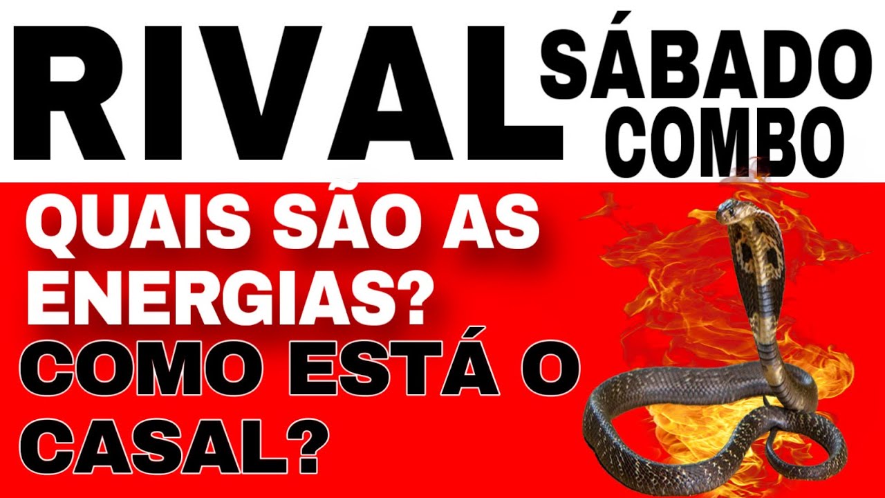 RIVAL COM ELE (A) SÁBADO HOJE COMO ESTÁ LÁ? TAROT BARALHO CIGANO COMBO ANIOR