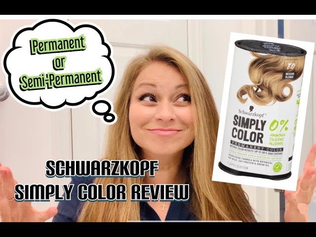 10. Schwarzkopf Simply Color Permanent Hair Color, 7.0 Dark Blonde - wide 8