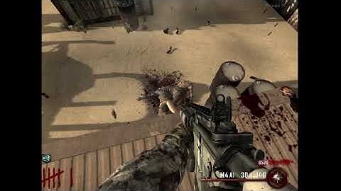 Cod waw custom zombies beating rust mw2 map no commentary gameplay (reupload)