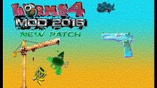 Worms 4 Mod 2016 New Patch Diamond Platinum Deagle (Revision Weapon)