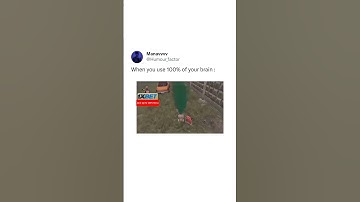 When you use 100% of your brain🧠😂 #viral #trending #shortsfeed #shorts #youtubeshorts